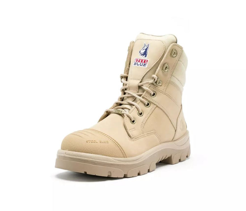 Steel Blue Men's Southern Cross Zip Steel Toe Boot, Sand